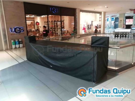 Funda para modulo isla de centro comercial - A medida - Peru - Fundas Quipu