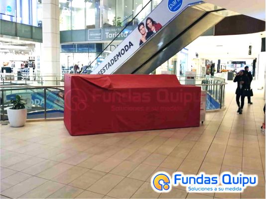 Funda para modulo isla de centro comercial - A medida - Peru - Fundas Quipu